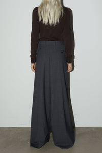 Asymmetrical Wrap Pants, Grey Pants MODU Atelier 