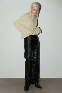 Chunky Knit Sweater, Beige Sweater MODU Atelier 