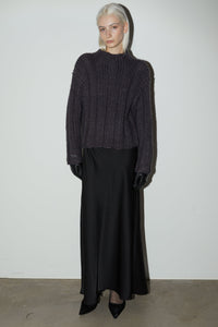 Chunky Knit Sweater, Grey Sweater MODU Atelier 