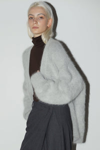 Lux Angora Cardigan Sweater MODU Atelier 