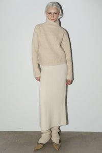 Mock Neck Alpaca Sweater Sweater MODU Atelier 