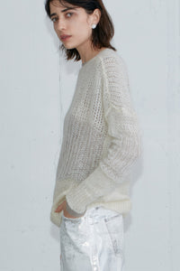 Mohair Knit, Cream Knit Tops MODU Atelier 