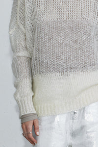 Mohair Knit, Cream Knit Tops MODU Atelier 