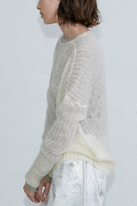 Mohair Knit, Cream Knit Tops MODU Atelier 
