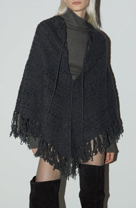 Tassel Poncho, Grey Cardigan MODU Atelier 