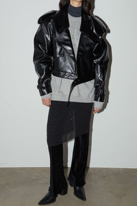 Wellness Oversized Crewneck, Grey Knit Tops MODU Atelier 