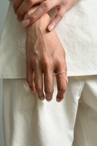 925 3 Mini Cubic Rings, Silver Sterling Silver Ring MODU Atelier 