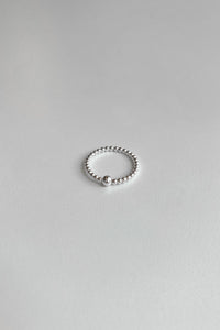 925 Ball Front Beaded Ring Sterling Silver Ring MODU Atelier 