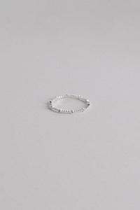 925 Beaded with Cubic Ring Sterling Silver Ring MODU Atelier 