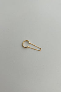 925 Chain Ear Cuff Gold Plated Sterling Silver Earrings MODU Atelier 