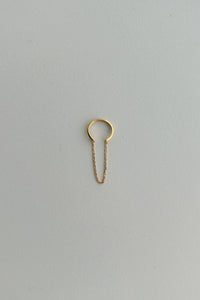 925 Chain Ear Cuff Gold Plated Sterling Silver Earrings MODU Atelier 