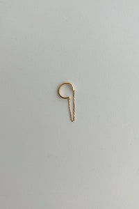 925 Chain Ear Cuff Gold Plated Sterling Silver Earrings MODU Atelier 