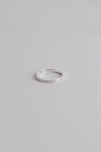 925 Cubic Band Ring, Silver Sterling Silver Ring MODU Atelier 