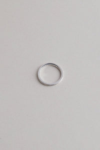 925 Cubic Band Ring, Silver Sterling Silver Ring MODU Atelier 