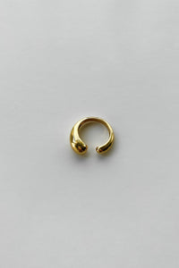 925 Huggie Ring Gold Plated Sterling Silver Ring MODU Atelier 