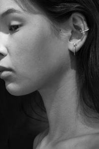 925 Huggie Stud Earring Sterling Silver Earrings MODU Atelier 