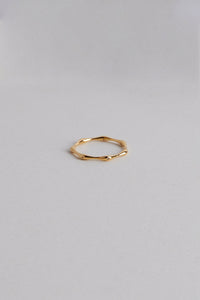 925 Joint Cubic Rings, Gold Gold Plated Sterling Silver Ring MODU Atelier 