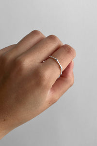 925 Joint Cubic Rings, Silver Sterling Silver Ring MODU Atelier 