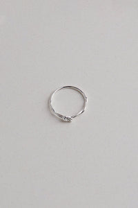 925 Knotted Twist Ring, Silver Sterling Silver Ring MODU Atelier 