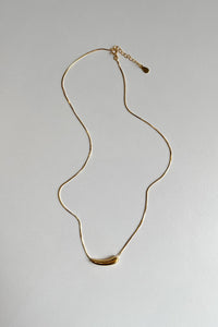 925 Longhorn Shape Pendant Necklace, Gold Gold Plated Sterling Silver Necklace MODU Atelier 