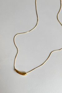925 Longhorn Shape Pendant Necklace, Gold Gold Plated Sterling Silver Necklace MODU Atelier 
