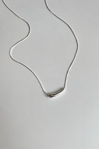 925 Longhorn Shape Pendant Necklace, Silver Sterling Silver Necklace MODU Atelier 