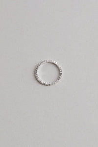 925 Mini Cubic Flower Ring, Silver Sterling Silver Ring MODU Atelier 