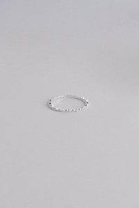 925 Mini Flower Oval Ring, Silver Sterling Silver Ring MODU Atelier 
