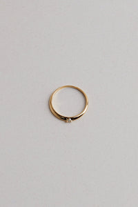 925 Mini Stone Ring, Gold Gold Plated Sterling Silver Ring MODU Atelier 