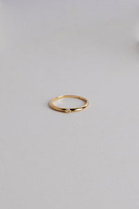 925 Mini Stone Ring, Gold Gold Plated Sterling Silver Ring MODU Atelier 