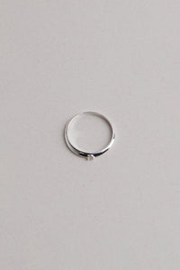 925 Mini Stone Ring, Silver Sterling Silver Ring MODU Atelier 