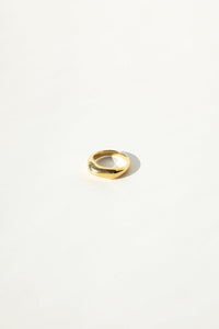 925 Organic Ring Gold Plated Sterling Silver Ring MODU Atelier 