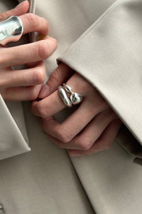 925 Organic Ring Sterling Silver Ring MODU Atelier 