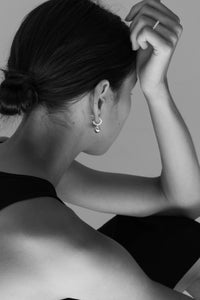 925 Sphere Mini Hoops Sterling Silver Earrings MODU Atelier 