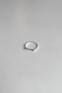 925 Thin Ball w/ Flat Shape Ring MODU Atelier 