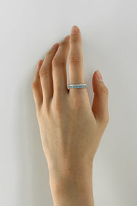 925 Thin Blue Stone Ring Sterling Silver Ring MODU Atelier 