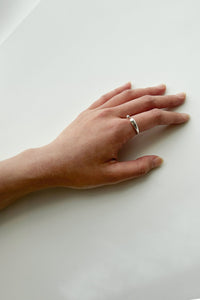 925 Thin Huggie Ring Sterling Silver Ring MODU Atelier 
