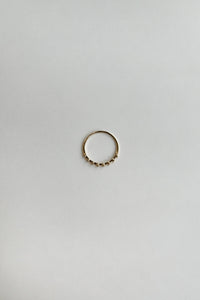 925 Thin Multi Cubic Ring Gold Plated Sterling Silver Ring MODU Atelier 