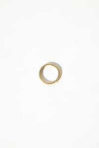 925 Thin Twist Ring Gold Plated Sterling Silver Ring MODU Atelier 