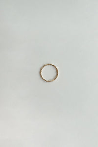925 Thin Wire Ring Gold Plated Sterling Silver Ring MODU Atelier 