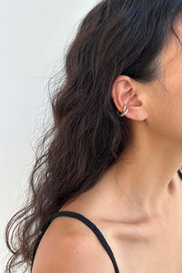 925 Twisted Ear Cuff Sterling Silver Earrings MODU Atelier 