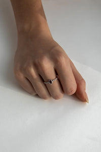 Amethyst Ring Sterling Silver Ring MODU Atelier 