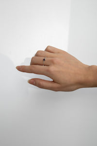 Amethyst Ring Sterling Silver Ring MODU Atelier 