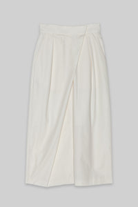 Asymmetrically Pleated Long Skirt Midi Skirt MODU Atelier 