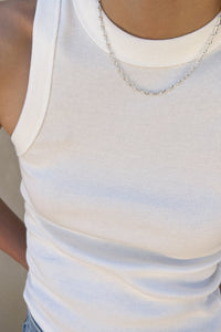 Back Cut-Out T-Shirt, Ivory Shirts & Tops LVIR 