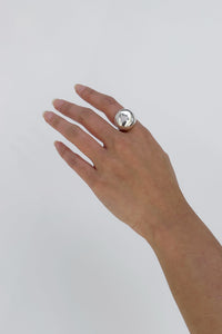 Bold Circle Ring Sterling Silver Ring MODU Atelier 
