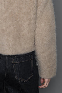 Brushed Mohair Alpaca Blend Cardigan Cardigan MODU Atelier 