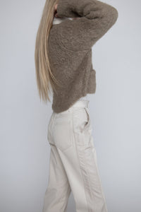 Brushed Mohair Alpaca Blend Cardigan Cardigan MODU Atelier 