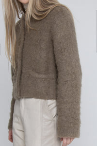 Brushed Mohair Alpaca Blend Cardigan Cardigan MODU Atelier 