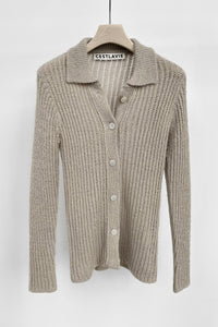 Button Up Collared Cardigan MODU Atelier 
